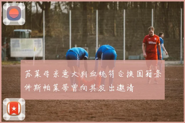 苏莱母亲意大利血统符合换国籍条件斯帕莱蒂曾向其发出邀请